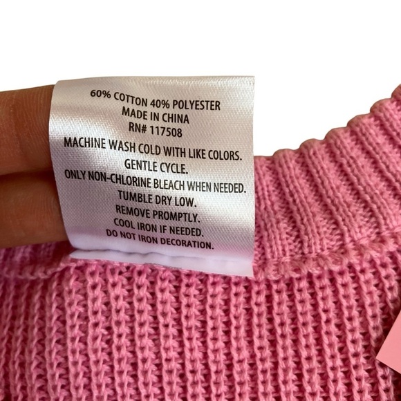 Hello Kitty Sweater Vest Checkered Pink Chunky Knit Academia Kidcore NWT Sz XS - Picture 10 of 14